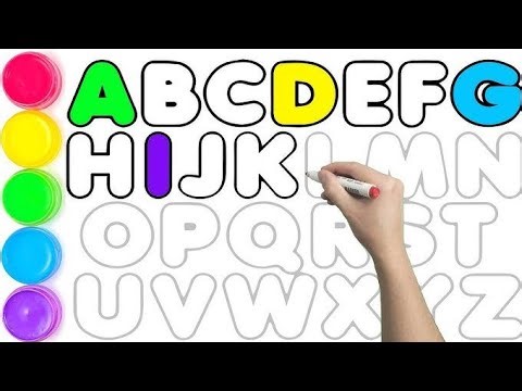 ABCDEAlfadet Education Tutorial Alfadet Song Kids Tutorial Alfadet Drawing ABCD Letter Kids Rhymes 