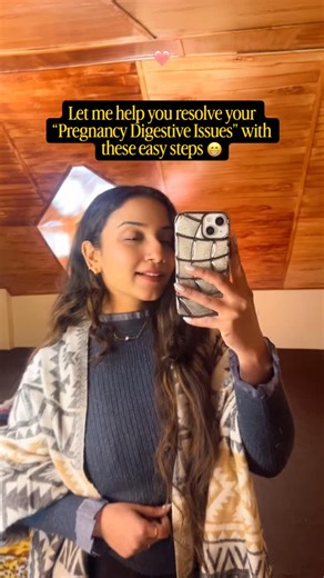 Dhriti Sharma|Garbhsanskar&Yog on Instagram: "Read mindfully to understand the reasons👇🏻 1. If you feel bloated even after light food- it’s not food, it’s pressure. Your growing uterus presses on intestines. Sit in VajraAsan after meals for 5-10mins. This alone reduces trapped gas eventually. 2. Constipation that feels “stuck” is hormonal, not fibre deficiency. Now adding more fibre sometimes makes it worse. Add warmth + movement first, fibre later. 3. Morning acidity = empty stomach acid, not