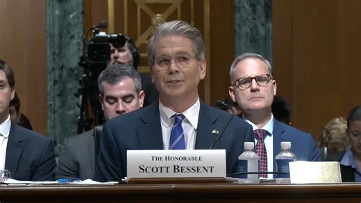 'Why don't you ask an honest question?': Scott Bessent smirks as he sasses senator for asking him about Trump's tariffs during hearing