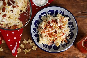 Sütőben sült túrós csusza | Mindmegette.hu