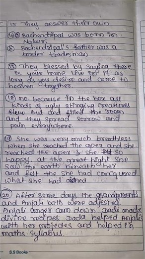 7th class English Answer key March -2026 Kalburgi #viral shorts