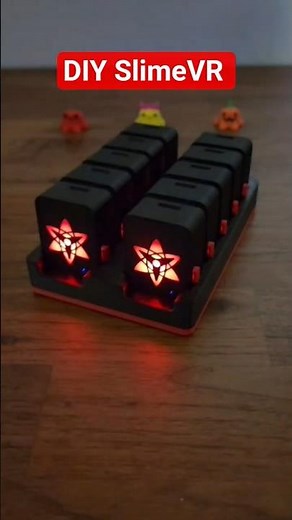 Custom DIY SlimeVR Trackers! #slimevr #vrchat #naruto #fullbodytracking #diy #3dprinting