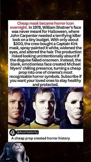 How Halloween used a bleached William Shatner mask