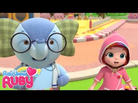 Rainbow Ruby - A Colorful Way to Cool Off // Seeing in Believing - Full Episode 🌈 Toys and Songs 🎵