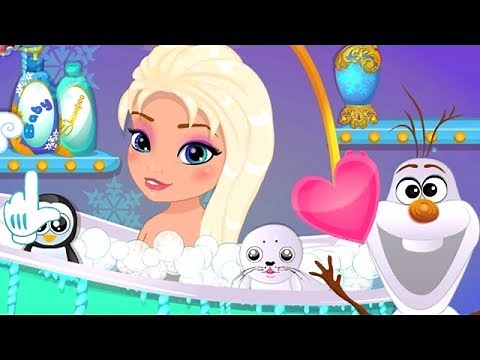 ᴴᴰ Baby Elsa Frozen Shower - Disney Baby Games