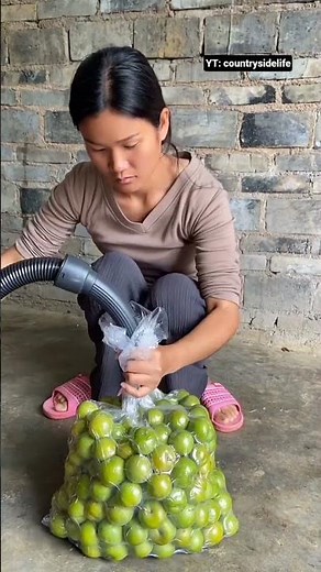 🍏🔌 DIY Vacuum Sealing Method for Fresh Fruit Preservation