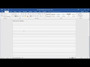 How to make ruled pages in Word: Create lined paper in Word: An Easy Way to Make Lined Paper in Word