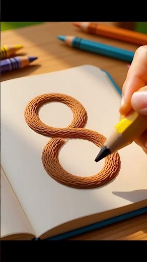 Number 8 | Learn Number Eight for Kids | 3D Writing Animation | Counting for Children #kids