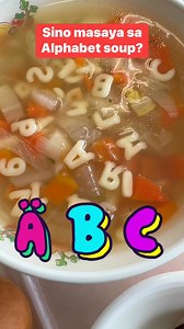4.3K views · 612 reactions | Childhood memories. Abakada! #abc #alphabet #soup #yummyyummy #memories #fbyシvideo #viralreelsシ #followerseveryone | Emelie Ebihara | Facebook