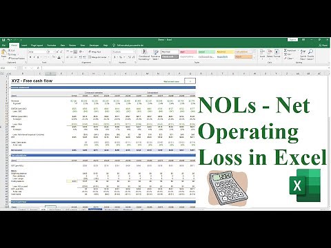 How to Model Net Operating Losses (NOLs) in Excel - Investment Banking Excel Modeling tips