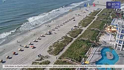 Crown Reef Myrtle Beach Cam, SC