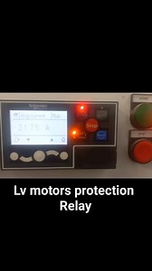 Lv motors protection relay #protection #motors #electrical | Power systems protection