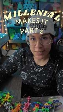 Millenial Makes It Monday: Bead Lizard Part 2 #Lizard #beadart #millenial #90skid #crochet