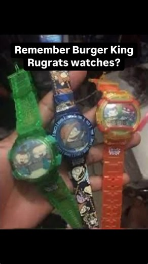 @90zkidsclub | Burger King sold Rugrats watches in November and December 1998, during a promotion for The Rugrats Movie. The watches were available for... | Instagram