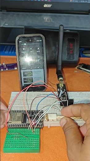 ESP32 Wifi and Bluetooth jammer #esp32 #NRF24L01