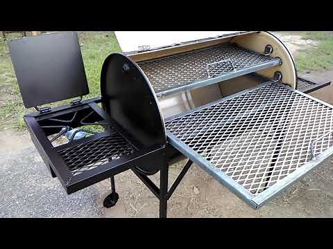 55 gallon deluxe barrel grill. IRON MAN JACK SMOKERS