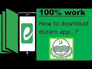 how to download , install eLearn app on mobile ..? | Watch And Learn |