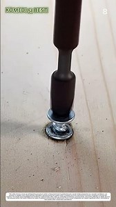Metal Fastener Installation: How Hand Pressure Shapes a Wood Joint