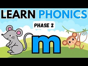 Phonics Letter Sound (m) words | Phase 2 | Phonics for Kids - Learn to Read | Alphabet Sounds