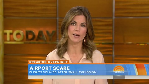 'Dry ice' restroom explosion halts flights at LAX; FBI investigating
