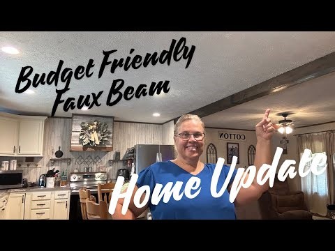 Manufactured Home Update: Faux Beam under $120