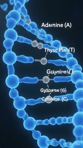 DNA Structure Explained in 8 Seconds 🧬 | Ultra HD 3D Animation #biology #shorts #DNA #science