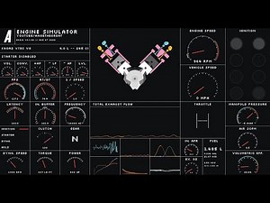 What if Honda used two K20 engines to produce a 4.0L VTEC V8? - Engine Simulator