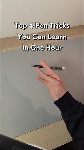 Top 4 Pen Spinning Tricks You Can Learn in ONE Hour!
