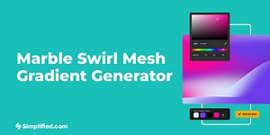 Create Stunning Marble Swirl Mesh Gradients with Our Advanced Generator