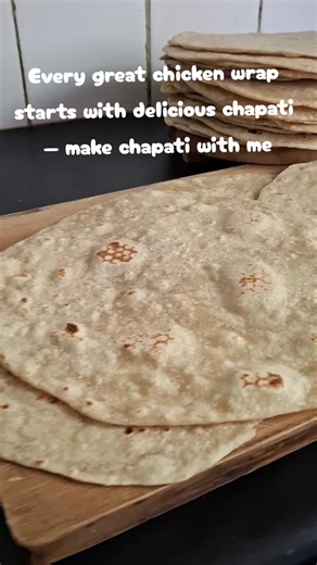 Foundation of every chicken wrap is the chapati. Make chapati with me. #viraltiktok #WrapsByPiwa
