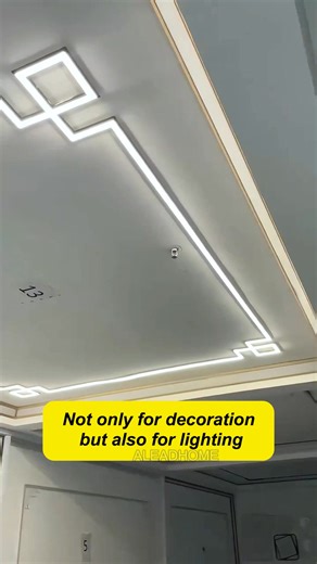 580K views · 2.5K reactions | Don't install gypsum board now. This installation does not require a ceiling or slotted aluminum alloy linear lights.#lamp #light #led #lightingdecor #homedecor #homedecoration #interiordesign #homeowners #interiordesigner #madeinchina #style #art | Alead Home Intelligent | Facebook