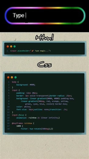 css input box design #tutorial #css #csstricks #webdesign #python