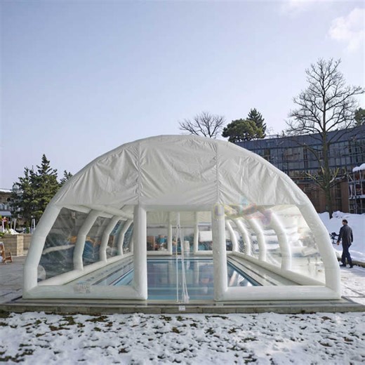 Waterproof Inflatable Pool Cover PVC Dome Roof Tent for Backyard Party Events