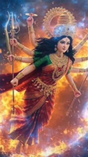 nauvendurga puja 🌺 जय माता दी 🌺❣️🌿#4k #maastatus #navratristatusnavratri ke nauven din ka short