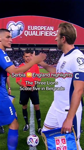 England's Three Lions Score Five in Belgrade
