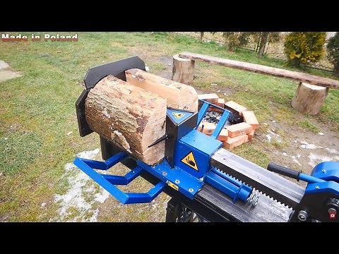 Mechanical Wood Splitter - TEST and explanation