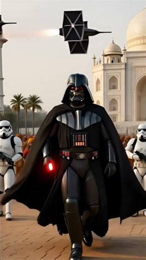 Darth vader invades india #aishorts #aivideo #darthvader #youtubeshorts #india