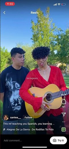 Larray Learns Spanish With Santea