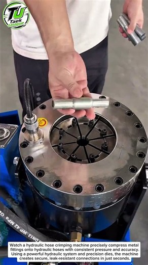 Hydraulic Hose Crimping Machine in Action | Fast & Precise Industrial Manufacturing