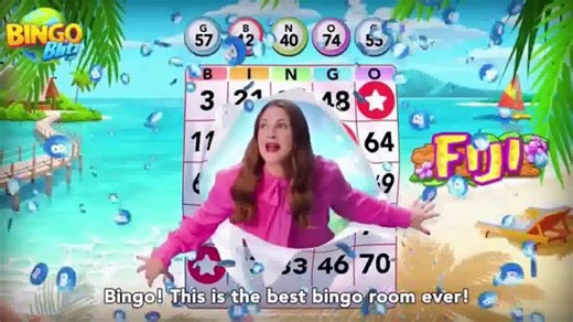 Bingo Blitz TV Spot, 'No Wait: Best Bingo Room Ever!' Featuring Drew Barrymore