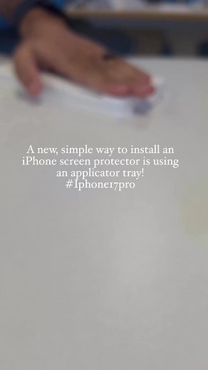 How to apply screen protector for iPhone 17 Pro! @highlight | Odiza Anora | Facebook