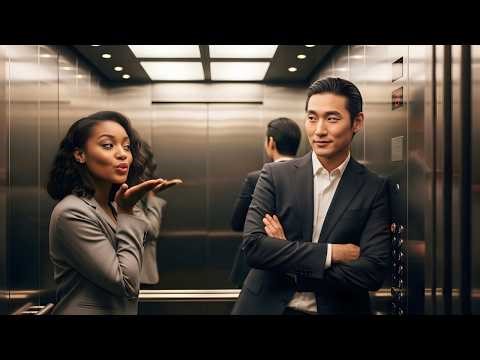 First Day At Work, She Flirts With Cute Korean Stranger In Elevator, Turns Out He's Her New Boss!