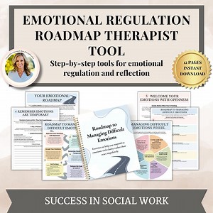 Emotional Regulation and Managing Emotions Workbook Mega Bundle Therapy Worksheets Nervous System Regulation Self Regulation Calming Corner - Etsy
