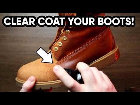 ALWAYS Do THIS to Timberland/Nubuck Leather Boots | How to Clear Coat Timberland Boots