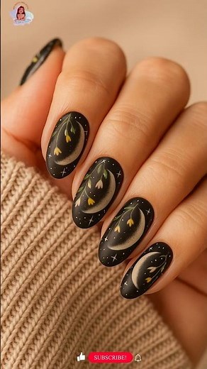 NAIL ART TUTORIAL: This Delicate Moon Look Is Surprisingly Easy