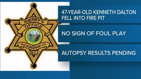 Rockingham County man dies after falling into active fire pit in his backyard: Deputies