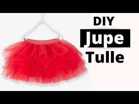 DIY/COUDRE UNE JUPE PRINCESSE, TULLE POUR PETITE FILLE / HOW TO SEW PRINCESS SKIRT FOR BABY GIRL
