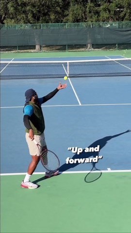 Master your tennis serve warm up & toss tips