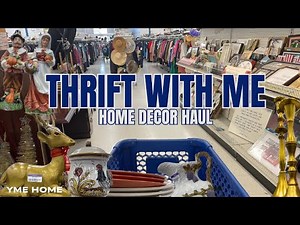THRIFTING at GOODWILL/ Big HOME DECOR HAUL/ Decorating IDEAS/ Thrift with Me