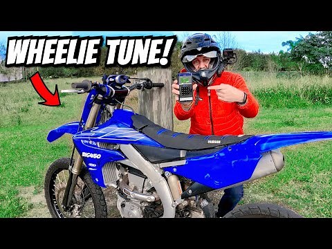 HOW TO TUNE A YAMAHA YZ450F! Best Map For Wheelies